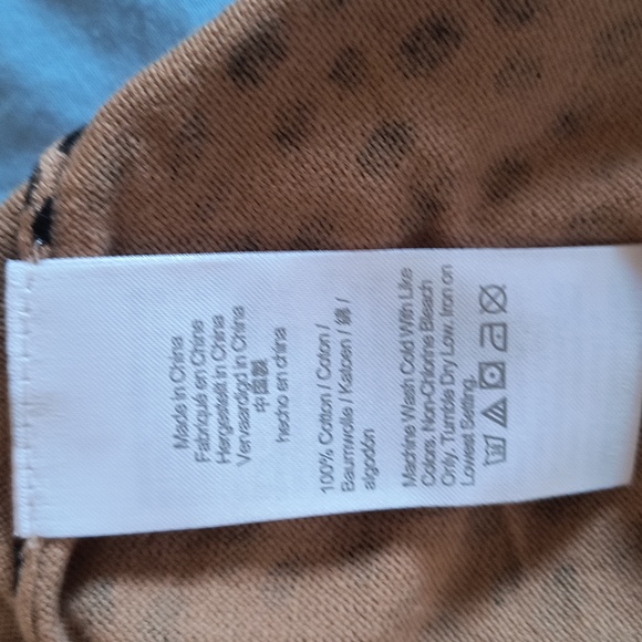 J Crew 100% Cotton Crew Long Sleeve Top Animal Print (M) NWT - Picture 3 of 4